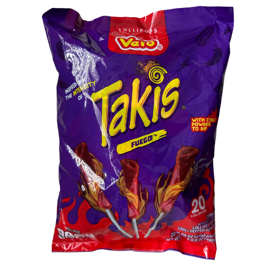 Takis Chilli Lollipop- 20 Pack